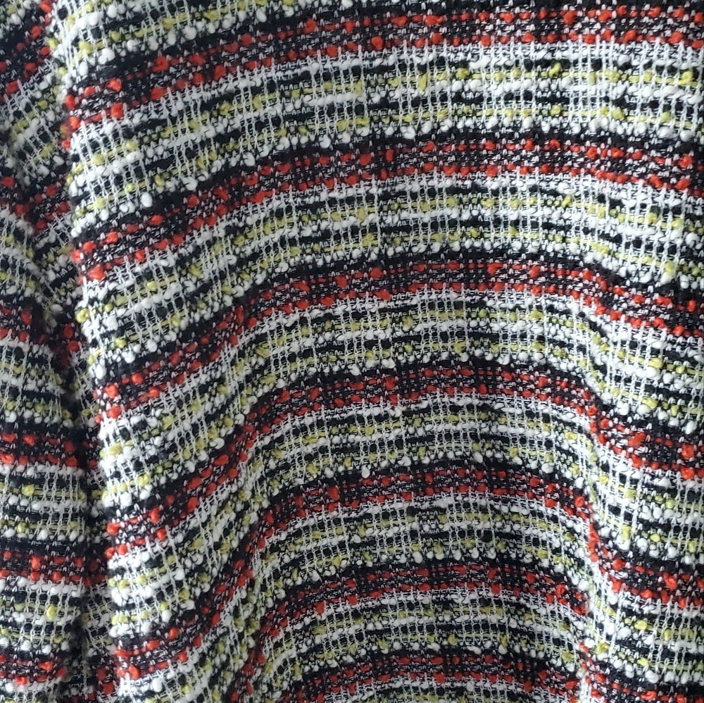 Ruby Rd. Waterfall Front Striped Multi Colored Ja… - image 4